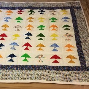 Handmade Quilted Throw Blanket